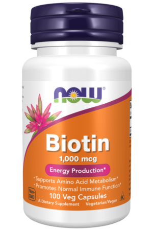 Now Biotin 1000mcg Caps 100's